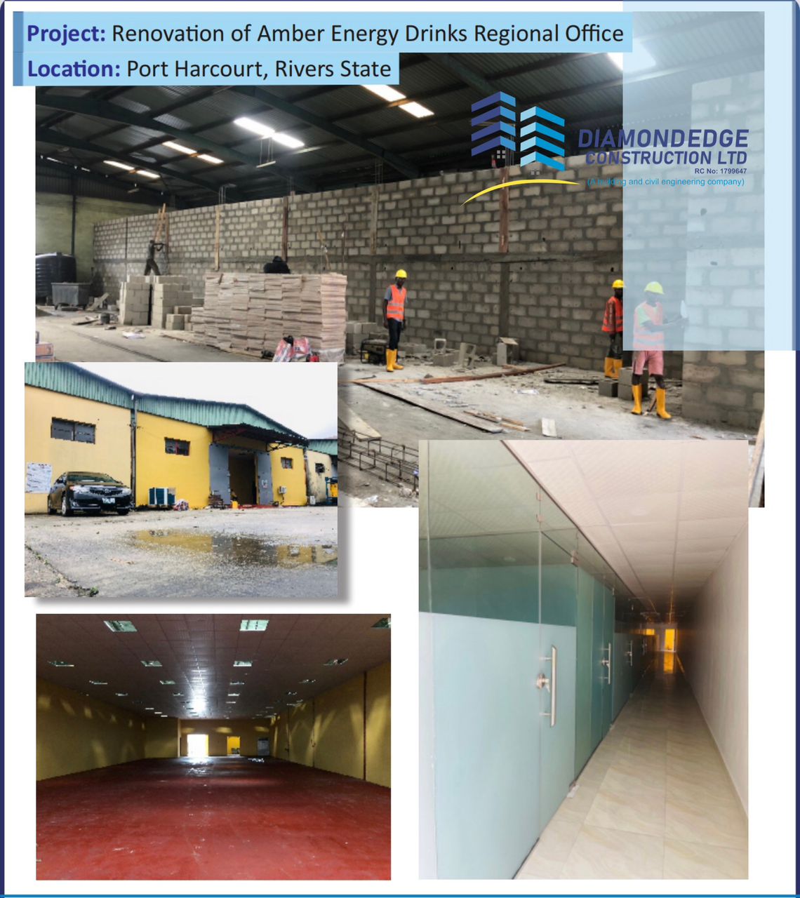 Amber Energy Drinks Regional Office Renovation